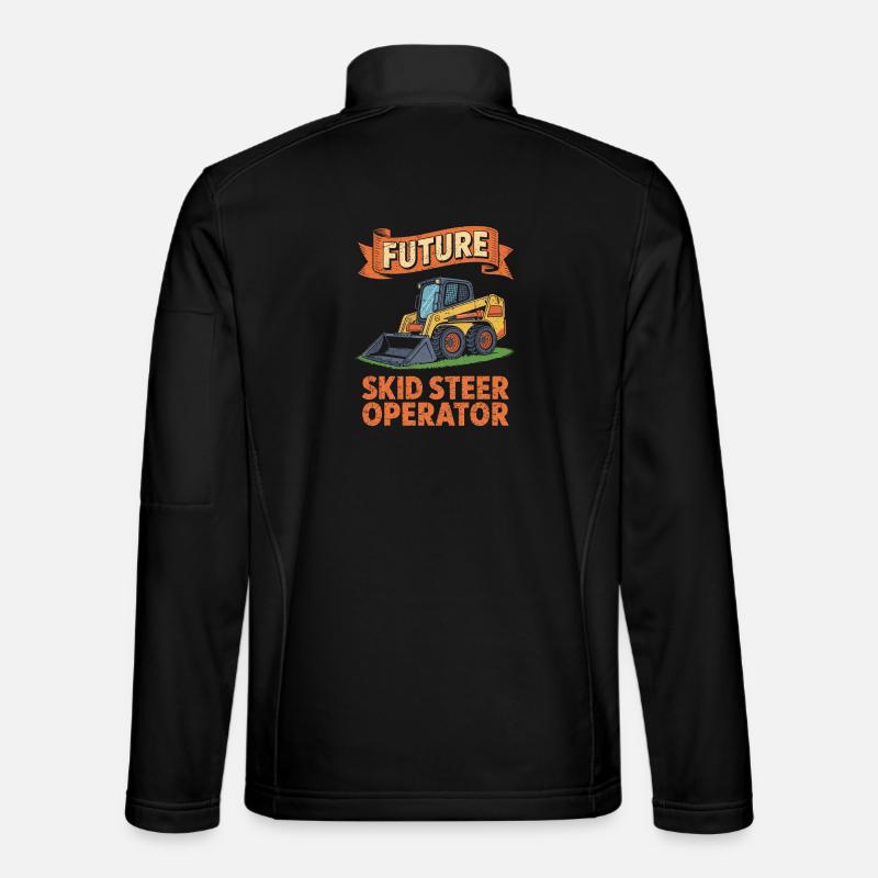 Kompaktlader Skid Steer Operator - Unisex Softshelljacke - Schwarz