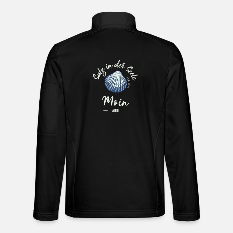 Salt in the Soul | Hello - Unisex Softshell Jacket - black