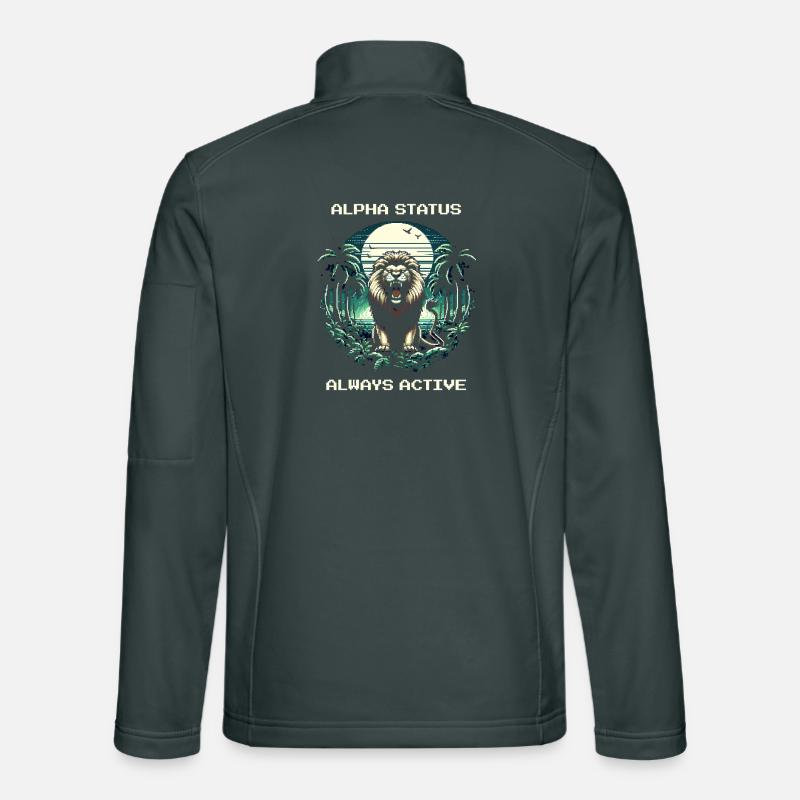 Alpha Status Active | Leo Domination Nature Unisex Softshell Jacket