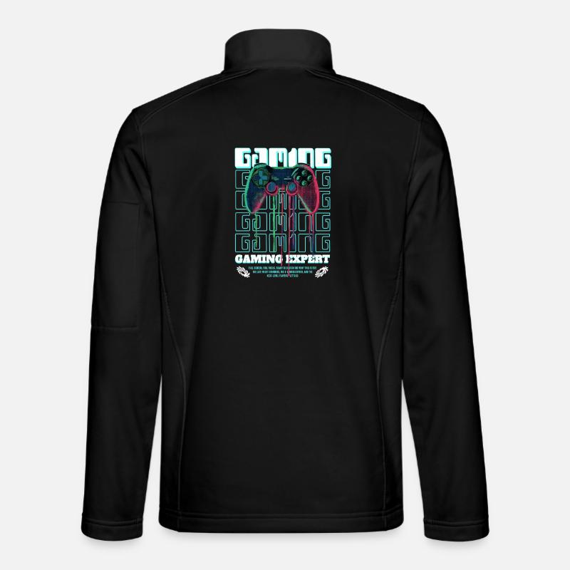 Manette Gaming Expert - Veste en tissu softshell Unisexe - noir