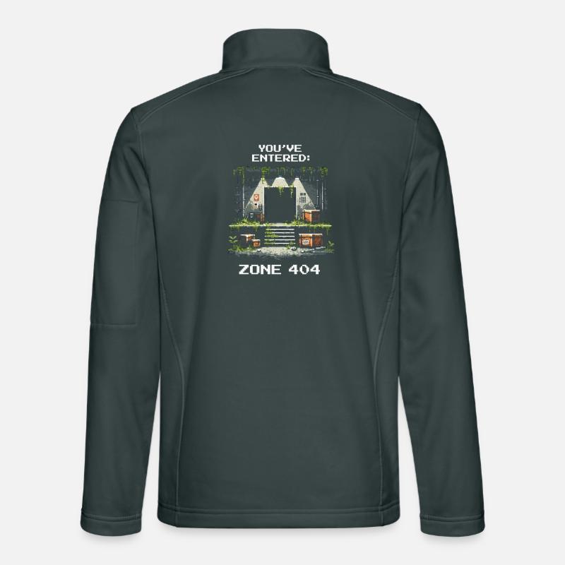 Découverte de la Zone 404 | Localisation non trouvée - Humour Veste en tissu softshell Unisexe