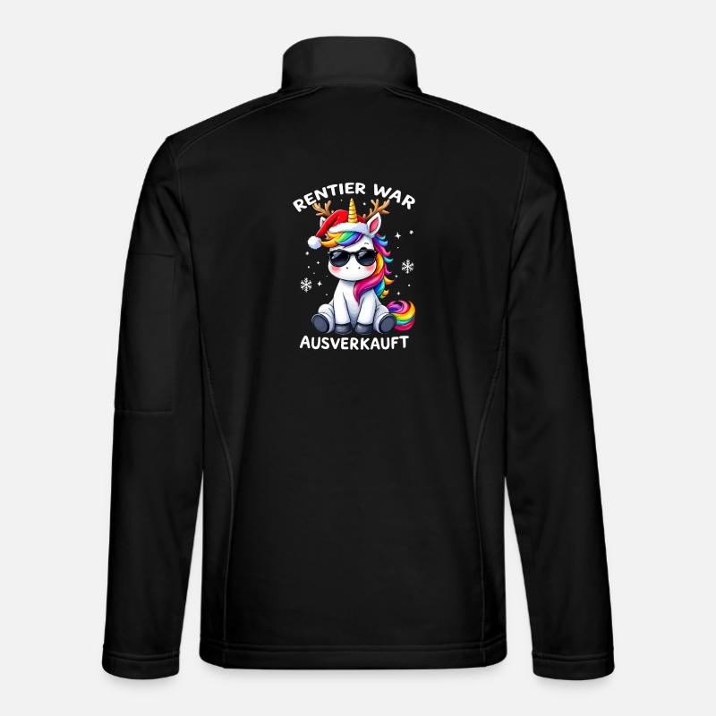 Renne a été vendu Licorne de Noël Veste en tissu softshell Unisexe