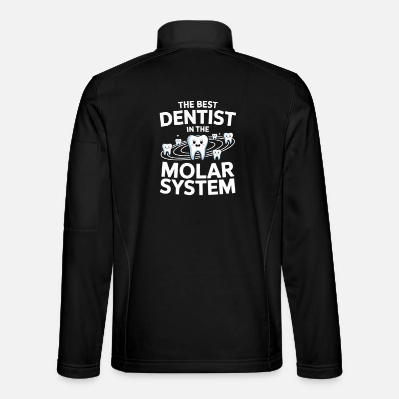 Zahnhelden Molar System - Unisex Softshelljacke - Schwarz