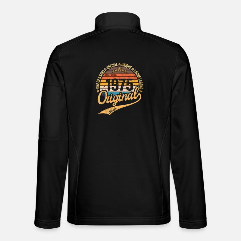 Original 1957 Retro Logo - Unisex Softshell Jacket - black