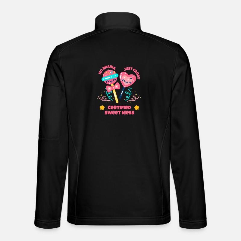 Sugar Crew Candy Team Gift - Unisex Softshell Jacket - black