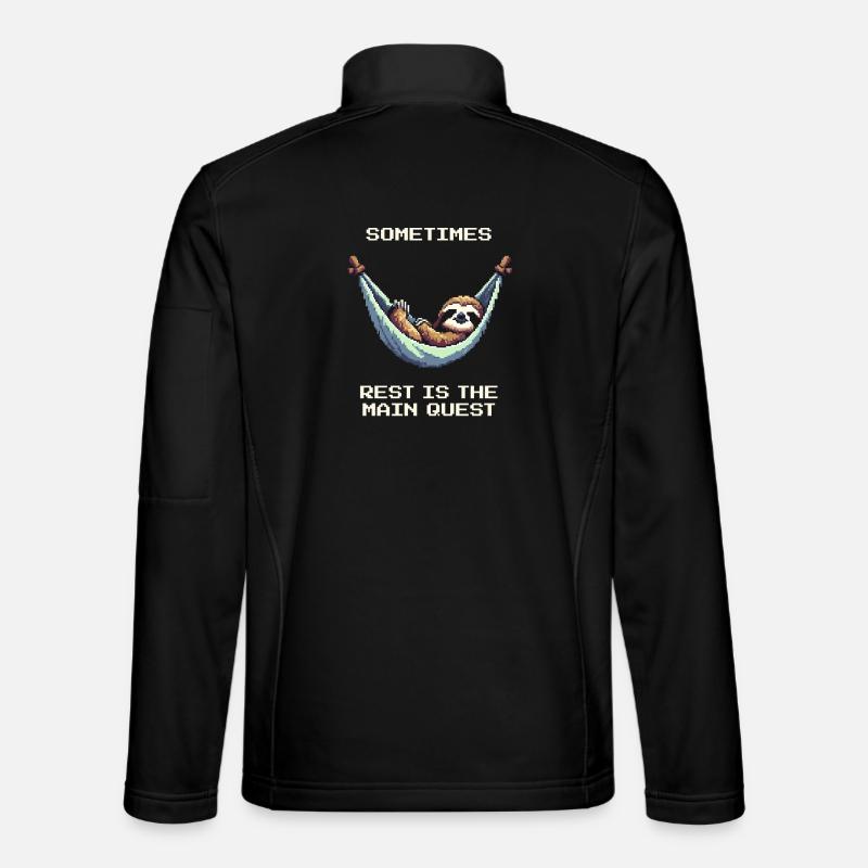 Sometimes Resting Is the Main Quest | Balance Unisex Softshell Jacket
