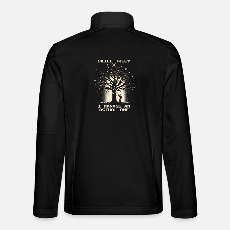 Skill tree? I manage real trees | Forest Unisex Softshell Jacket