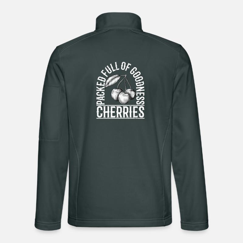 Rempli de cerises de qualité Veste en tissu softshell Unisexe