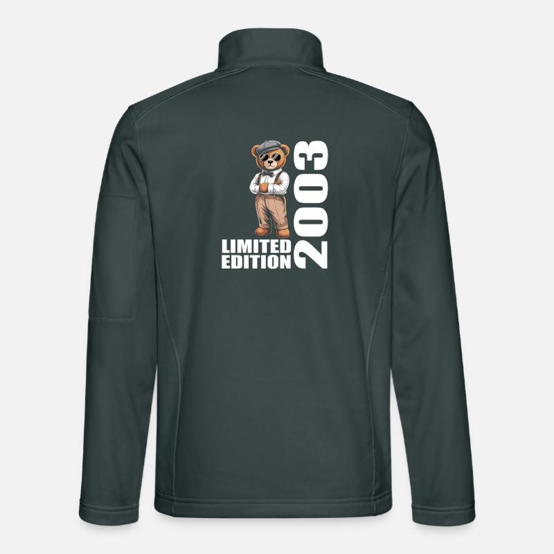 2003 Limited Edition Bear Birthday 2003 Unisex Softshell Jacket