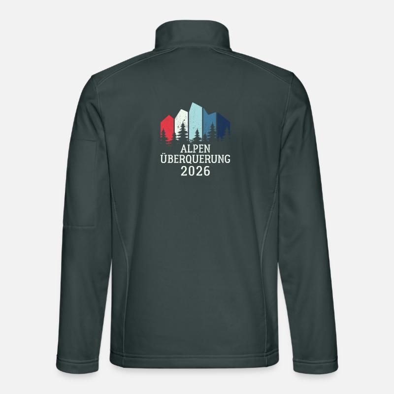 Alpen Überquerung 2026 - Wandern Unisex Softshelljacke
