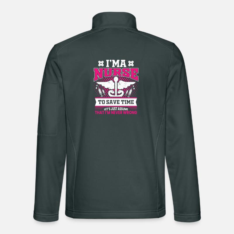 infirmier Veste en tissu softshell Unisexe