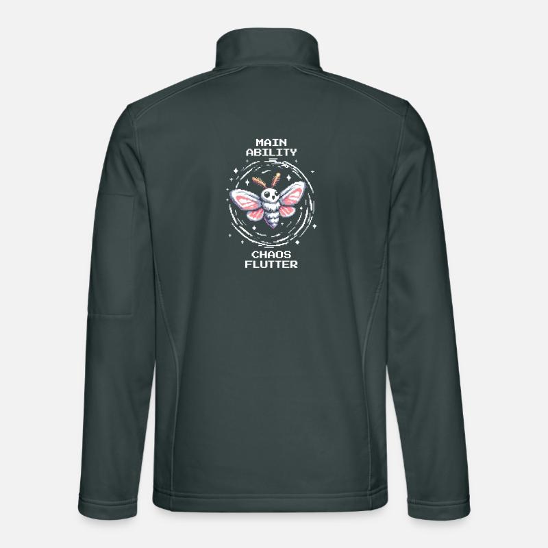 Chaos Moth | Main Ability Retro Gaming Saying Unisex Softshell Jacket