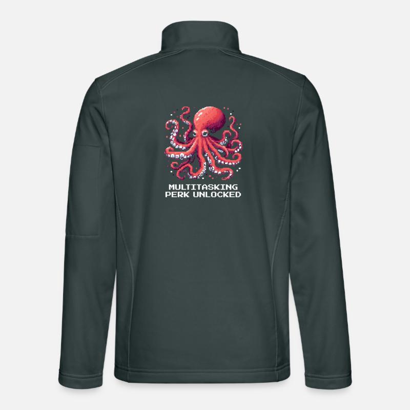 Multitasking Ability Unlocked | Octopus Unisex Softshell Jacket