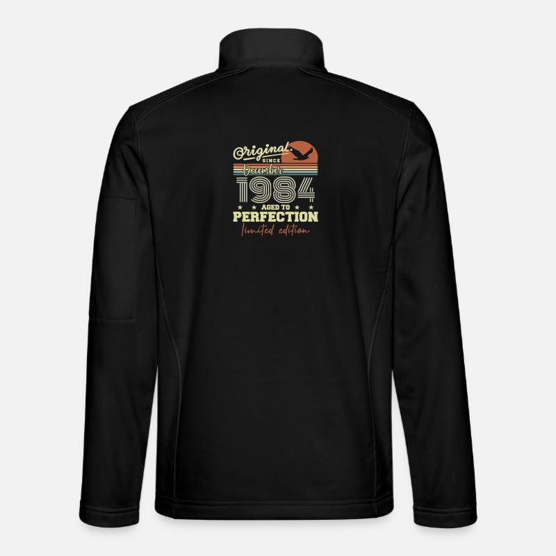 41-jähriges Jubiläum | Original Dezember 1984 - Unisex Softshelljacke - Schwarz