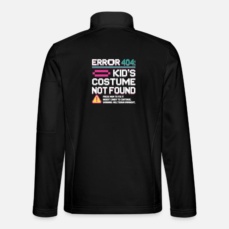 Erreur 404 Costume d’enfant introuvable - Veste en tissu softshell Unisexe - noir