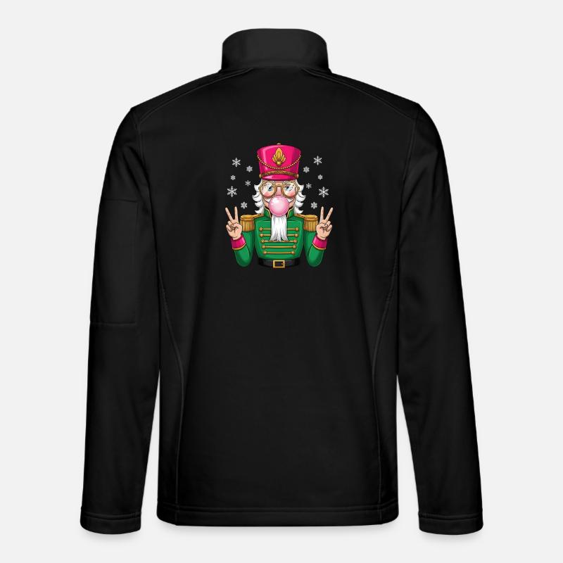 Nutcracker Bubble Gum - Unisex Softshell Jacket - black
