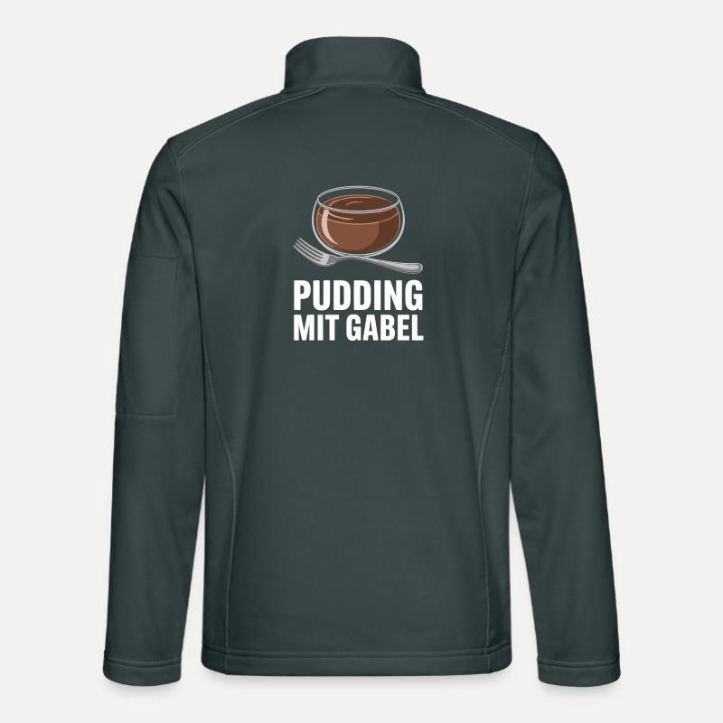 Pudding à la fourchette Veste en tissu softshell Unisexe