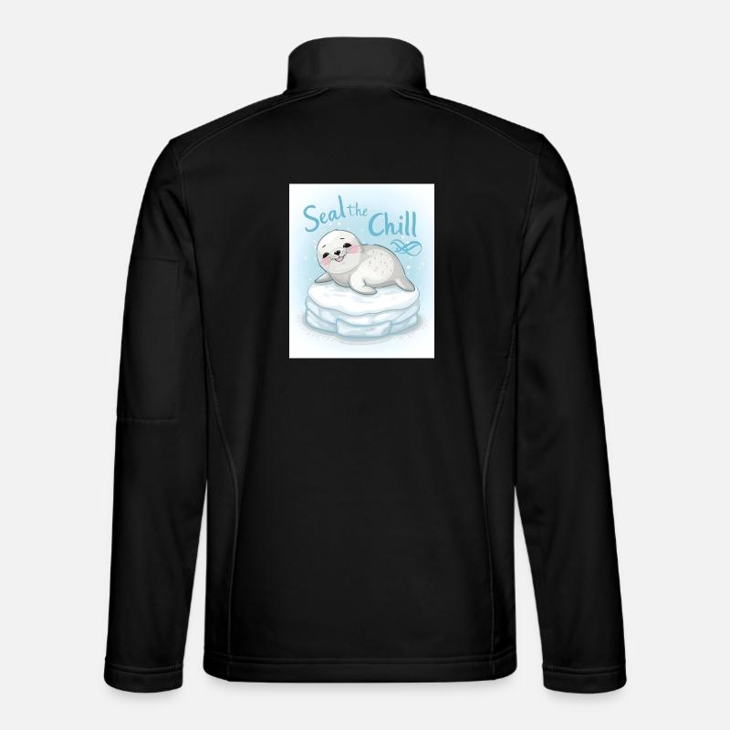Versiegeln Sie die Kälte - Unisex Softshelljacke - Schwarz