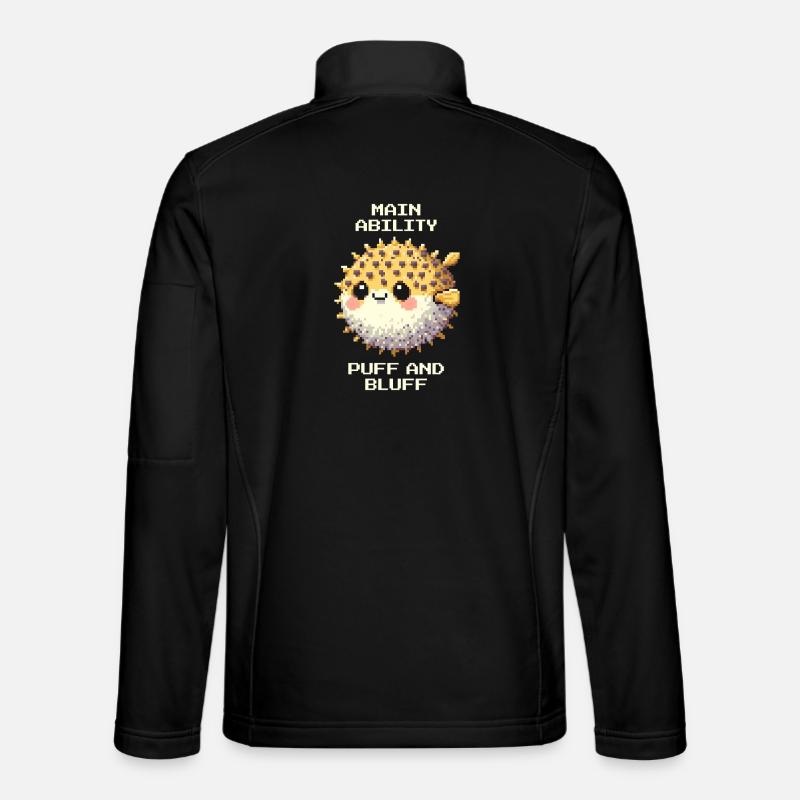 Hauptfähigkeit | Kugelfisch - Unisex Softshelljacke - Schwarz
