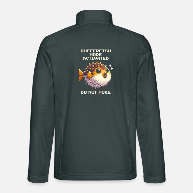 Pufferfish mode active: do not prick | Gaming Unisex Softshell Jacket