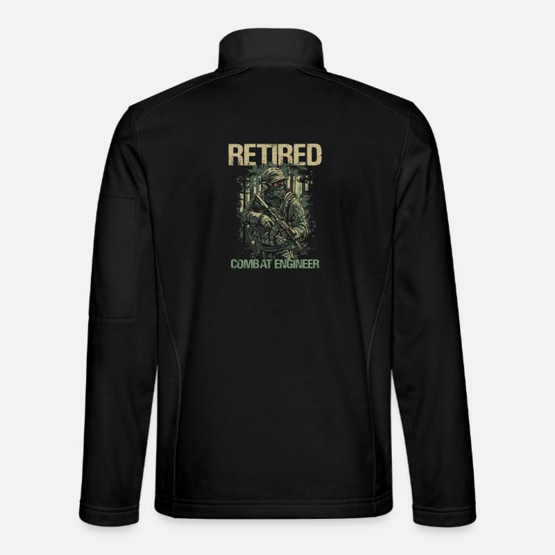 Illustration du génie de combat calme Veste en tissu softshell Unisexe