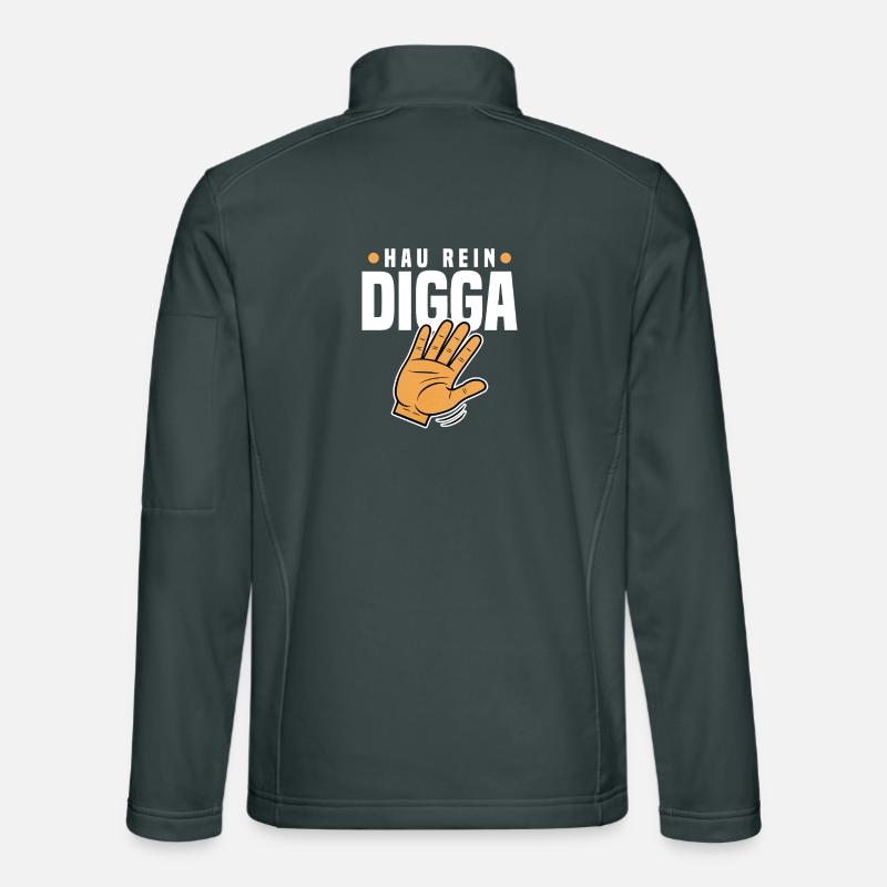 Hau in Digga Veste en tissu softshell Unisexe