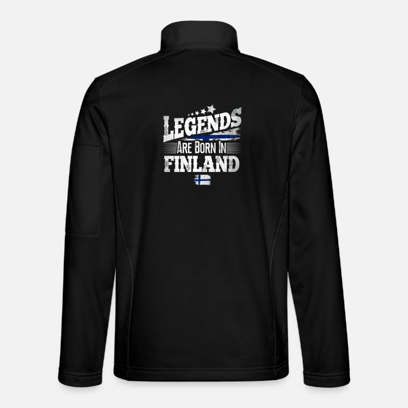 Finnland - Unisex Softshelljacke - Schwarz