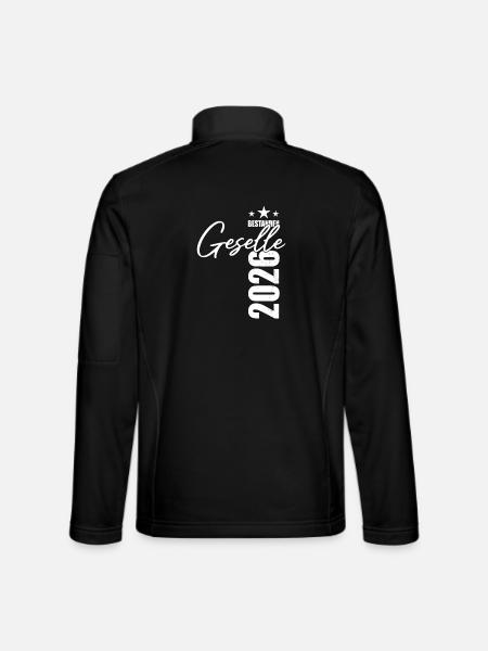 Journeyman passed in 2026 - exam - success - Unisex Softshell Jacket - black