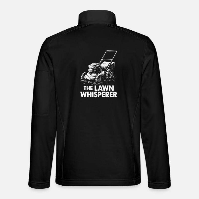 The Lawn Whisperer - Unisex Softshell Jacket - black