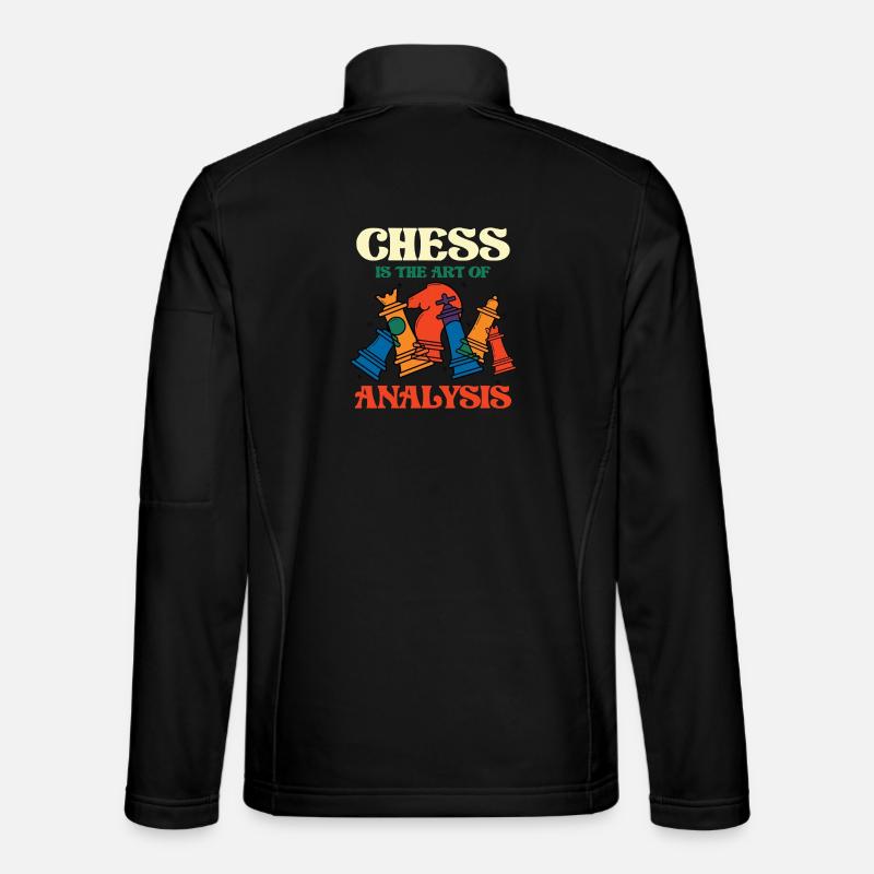 Schach ist die Kunst der Analyse Unisex Softshelljacke