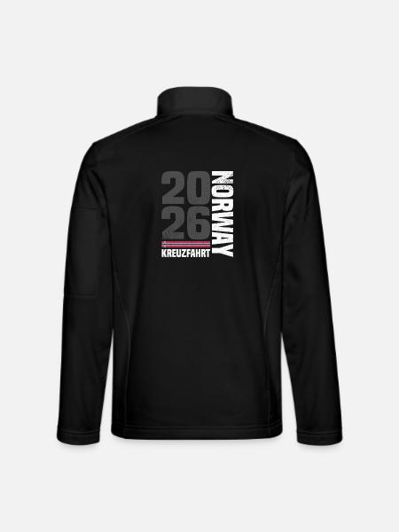 Norway Cruise 2026 - Unisex Softshell Jacket - black