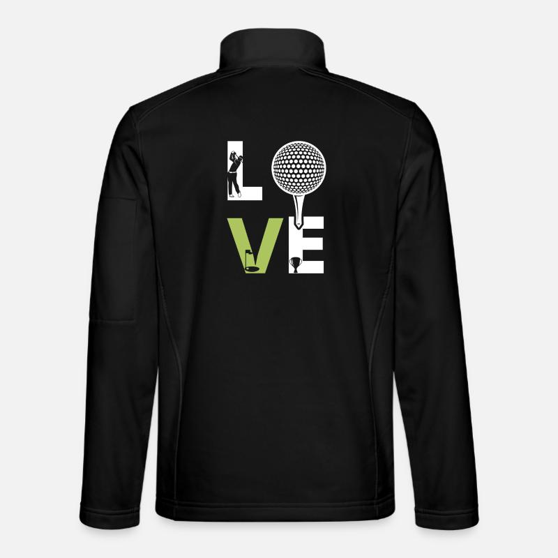 Golf - Unisex Softshelljacke - Schwarz