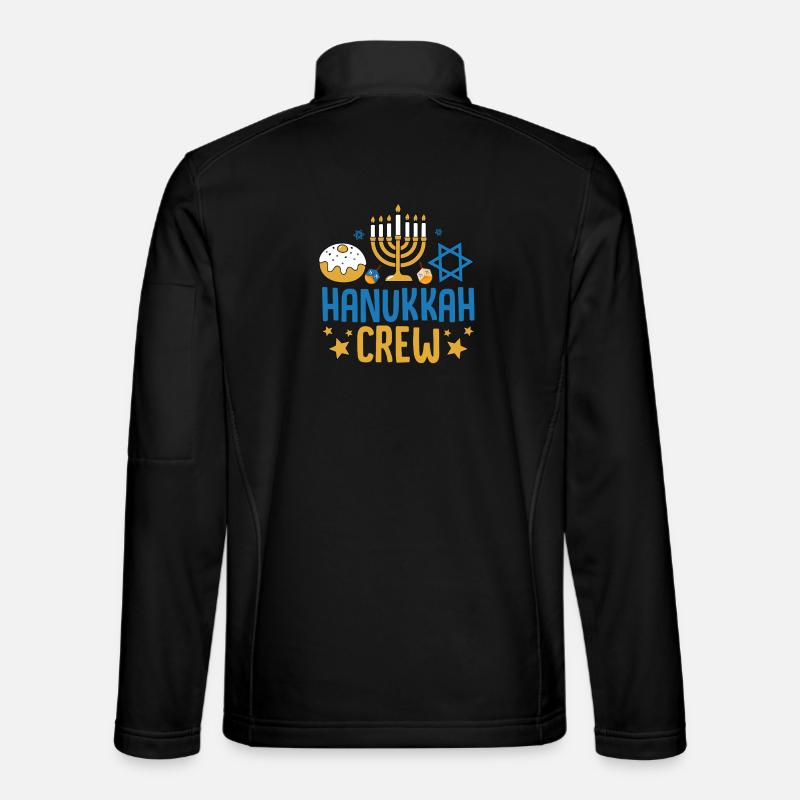 Hanukkah - Unisex Softshell Jacket - black