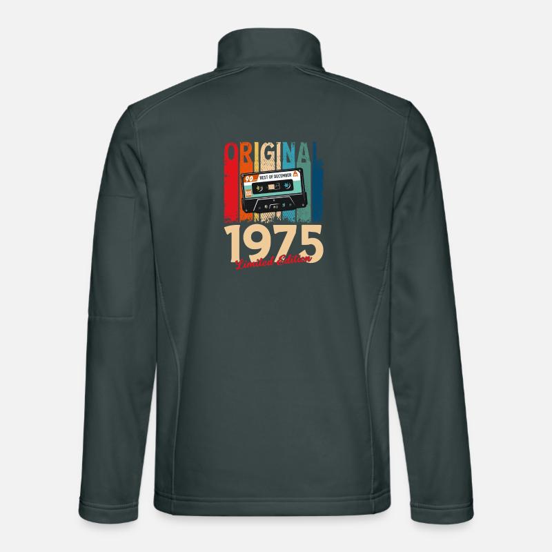 50e anniversaire cassette décembre 1975 Veste en tissu softshell Unisexe