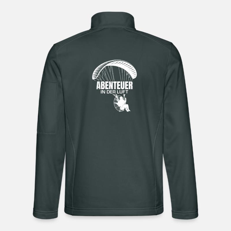 Paramoteur AVENTURE DANS L’AIR Plaisir Veste en tissu softshell Unisexe
