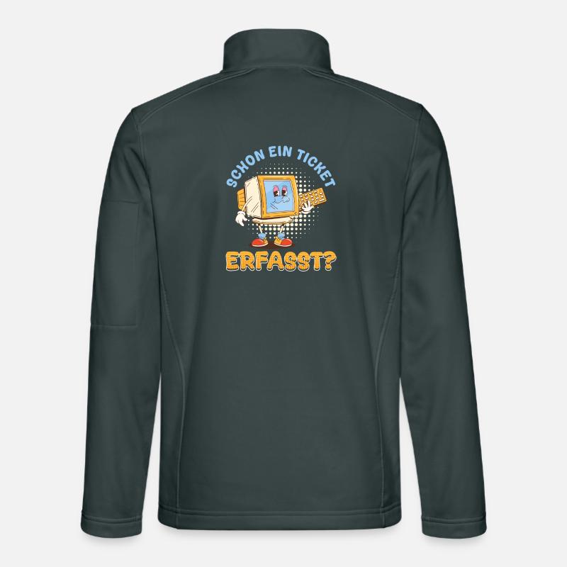 IT Support SCHON EIN TICKET ERFASST Lustig Unisex Softshelljacke