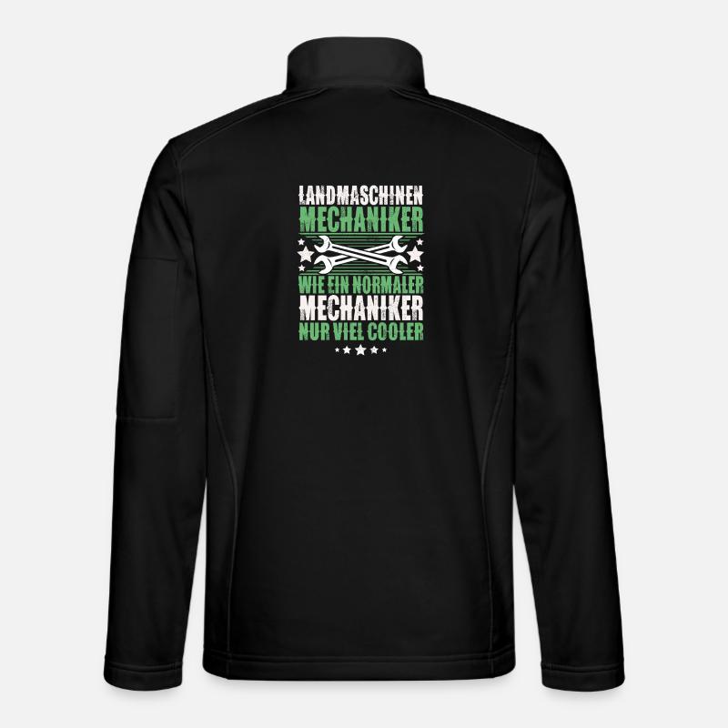 Mécanicien de machines agricoles - Veste en tissu softshell Unisexe - noir