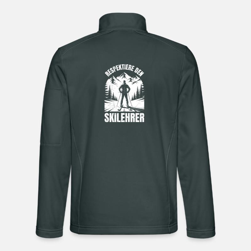 Skiers RESPECT THE SKI INSTRUCTOR FUNNY Unisex Softshell Jacket