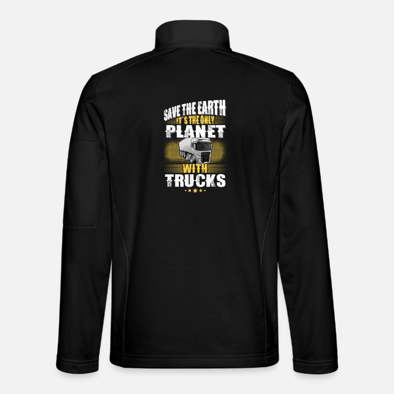 Lkw Fahrer - Unisex Softshelljacke - Schwarz