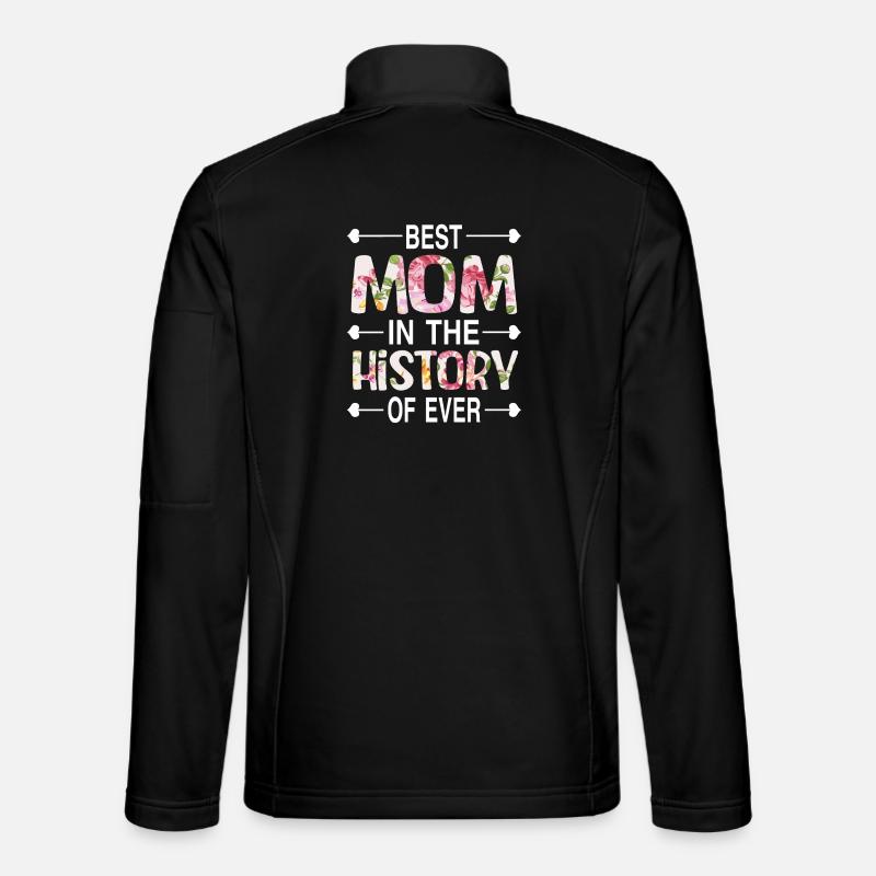 Maman Maman - Veste en tissu softshell Unisexe - noir