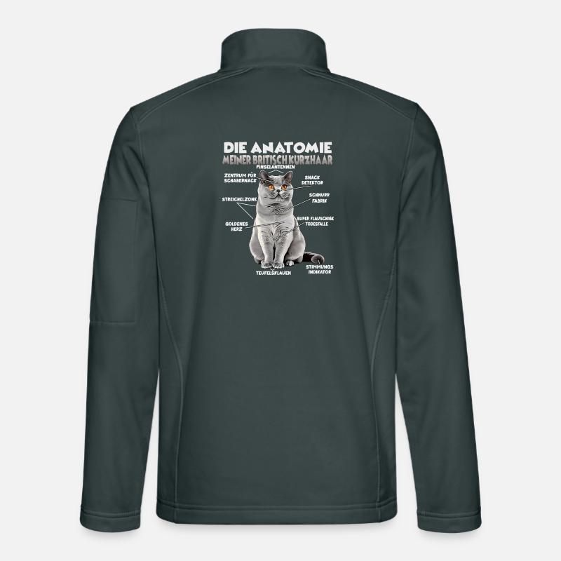 British Shorthair Gift for Cat Lover Unisex Softshell Jacket