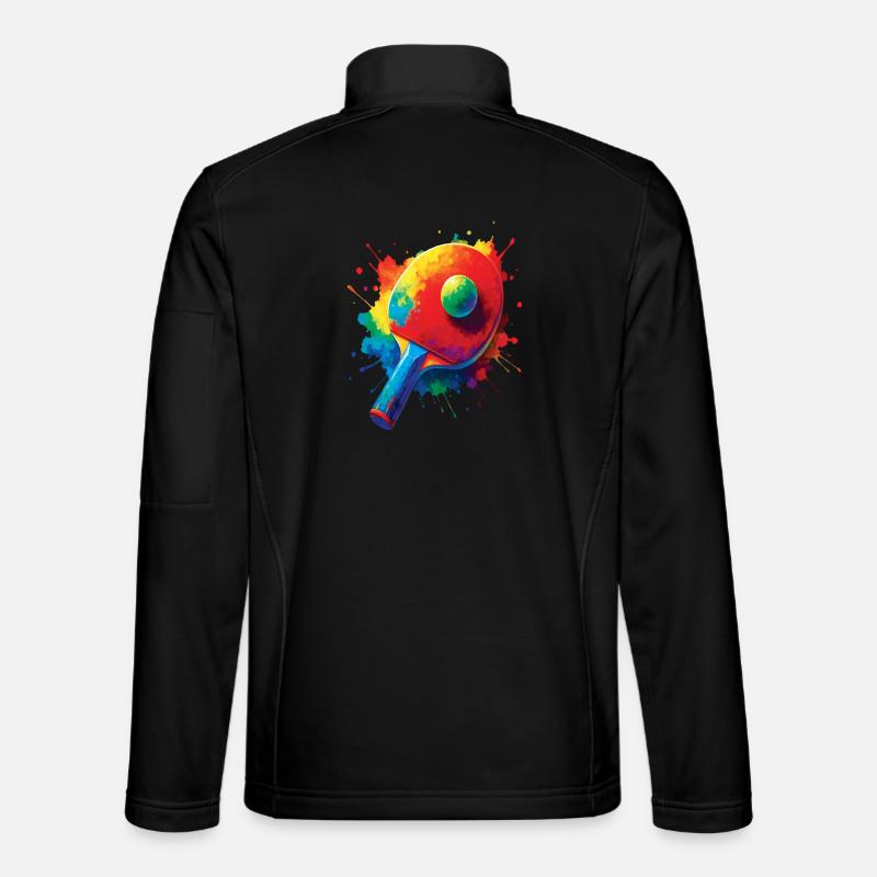 Tennis de Table - Design Sport Ping-Pong Splash Unisex Softshell Jacket