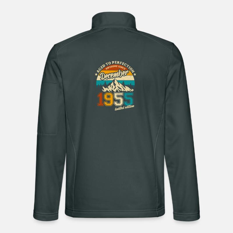 Limited Edition December 1955 Birthday Gift Unisex Softshell Jacket