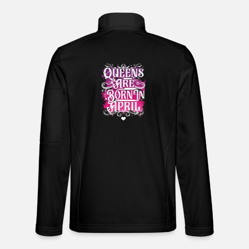 April Birthday Queen - Unisex Softshell Jacket - black