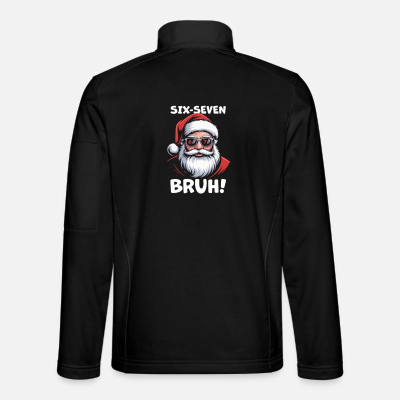 Santa Claus Six Seven - Unisex Softshell Jacket - black
