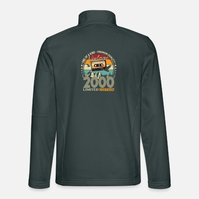Cassette du 25e anniversaire Décembre 2000 Veste en tissu softshell Unisexe