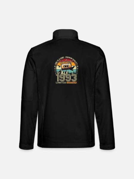 32nd Birthday Cassette December 1993 - Unisex Softshell Jacket - black