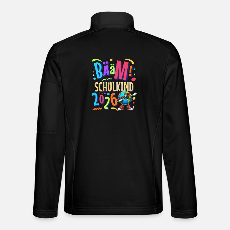 Bääm Schulkind 2026 - Unisex Softshelljacke - Schwarz