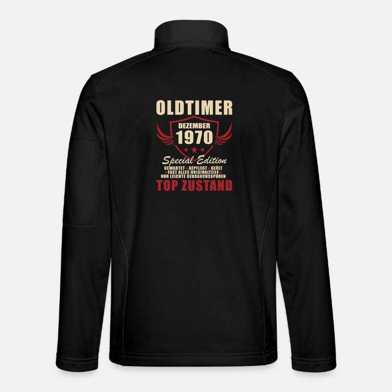 Oldtimer 1970 Special Edition - Unisex Softshell Jacket - black