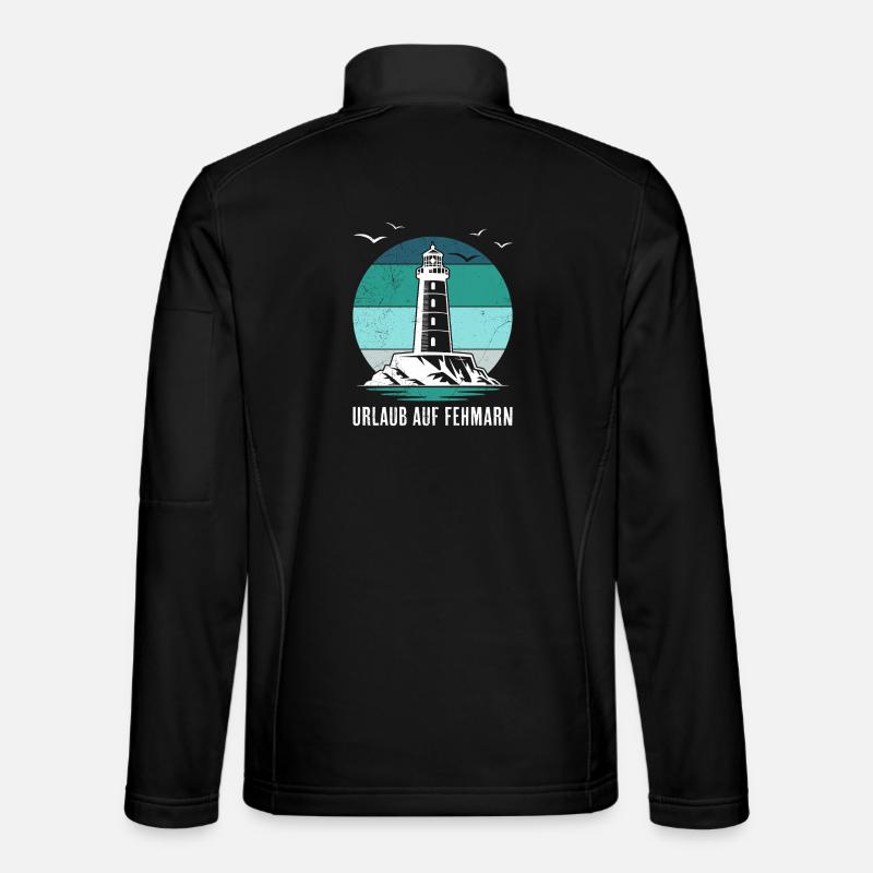 Ostsee URLAUB AUF FEHMARN Lustiges - Unisex Softshelljacke - Schwarz
